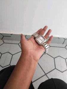 Stylish Silver Analog Watch