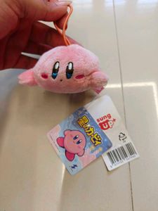 Cute Pink Kirby Plush Toy Charm