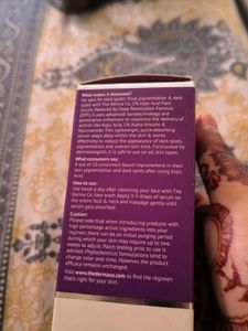 The derma co. 2% Kojic acid face serum for dark sp