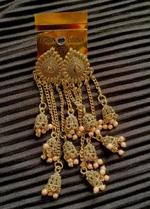 Elegant Gold Dangle Earrings