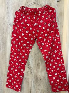 Cozy Red Christmas Pajama Top