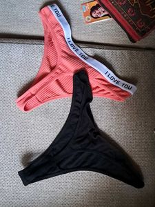 Women's Pack of 3 Thong Panties