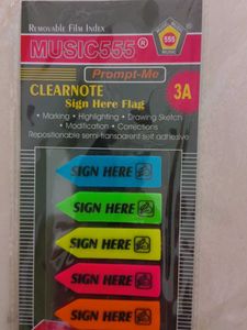 Music555 Prompt-Me Sign Here Flag (Free delivery)