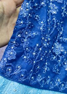Party' Wears Navy  With Sky-blue