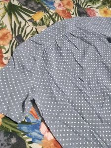 Crocodile Polka Dot Blouse