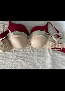 Bra -2 Combo Pink And Green