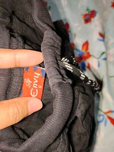 Stylish Black Cargo Capri Pants