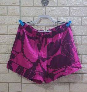 Plum Flamingo/Swan Soft Flannel Shorts