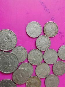 Vintage 1951 Indian Rupee 16 Coins