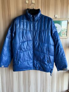 ASICS Blue Waterproof Puffer Jacket