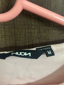 Pale Pink Sleeveless Crop Top