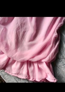 Elegant Pink Halter Neck Dress
