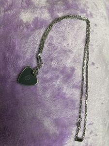 BTS Unofficial Heart Pendant Chain Necklace