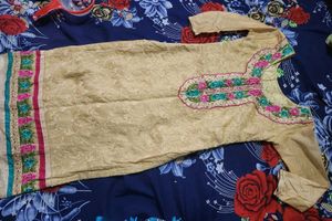 Beige Kurta set