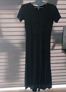 Dark Gray T-Shirt Dress
