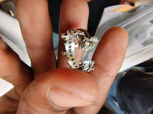 chrome heart ring