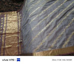 Elegant pure silk organza saree