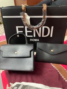 Chic FENDI Inspired Handbag Set