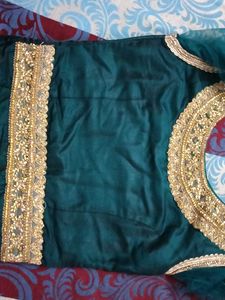Emerald Green Ethnic Gown