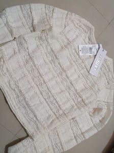 Chic Off White Lace Top