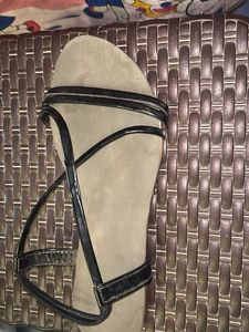Black Strappy Flat Sandals – SALE‼️