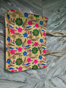 Embroidered Clutch Bag