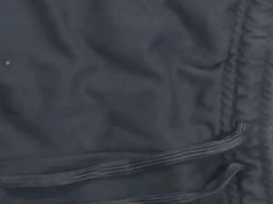 Comfortable Black Pants with white strips on the s