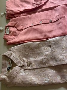Kurta Pyjama Ethnic Jacket Set