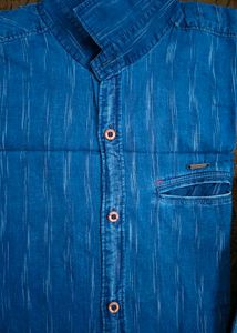 Denim Pant With Cotton Shirt