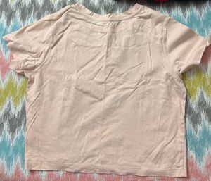 Soft Pink Crew Neck T-Shirt