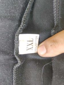 Chic Black Pants with Gold Zippers