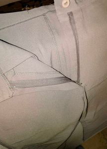 Gray Casual Pants