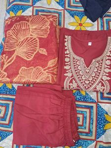 Brand New Embroidered Kurta Set with Dupatta