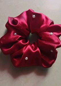 Elegant Satin Hair Bow &amp; Scrunchie Set