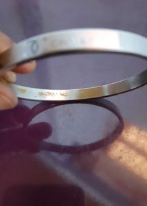 Chanel CC Logo Bangle Bracelet