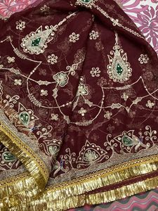 Exquisite Embellished Dupatta Scarf