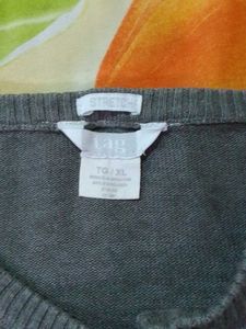 Classic Grey Button-Up Cardigan