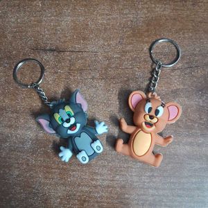 🐈‍⬛️🐀 | Tom and Jerry Keychain Set