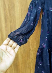 Floral Print Tiered Dress by POINT  COVE 7-