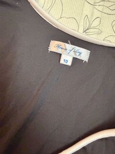 COMBO - H&amp;M crop top and a casual black to