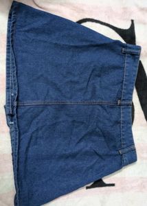 Classic Blue Denim mini skirt
