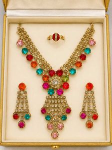 Vibrant Multi-Color Stone Jewelry Set