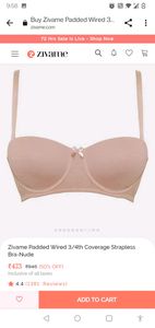 Unsued Padded Wired Bra