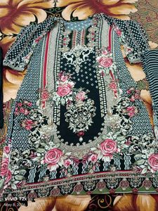 Designer Floral Print Kurta