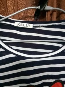 Striped Minnie Mouse Top