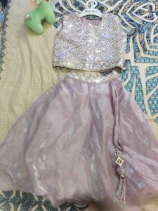 Girls crop top and skirt...party wear