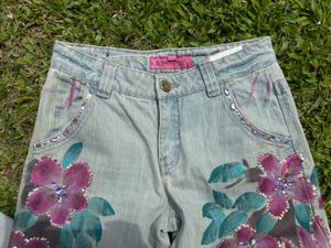 Low waist funky Wide Leg Jeans