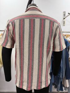 Men's Striped Short-Sleeve Shirt