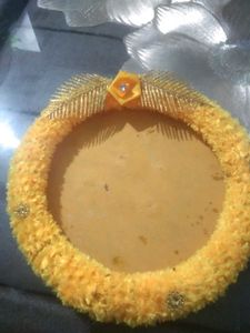 Decorative Yellow Floral Tray