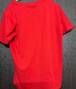 Puma Red Graphic Print T-Shirt